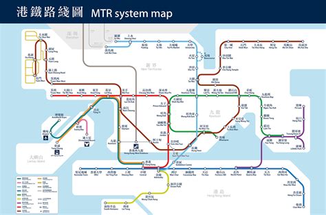 地鐵鐵路圖|港鐵 > 路綫圖